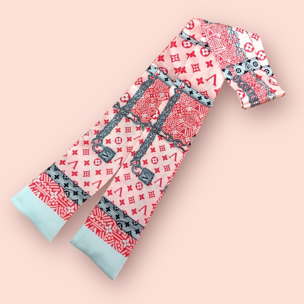 LV Inspired Skinny Scarf - Last One!